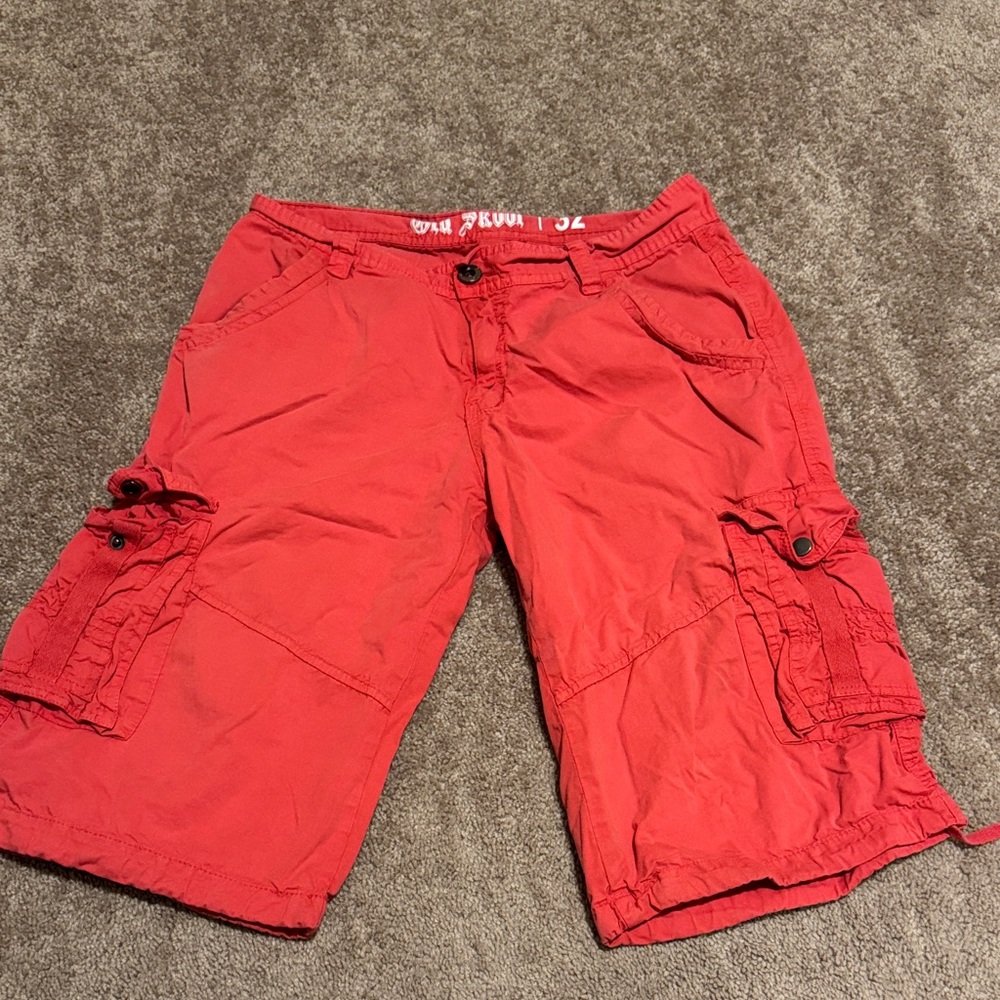 Old Skool Red Shorts